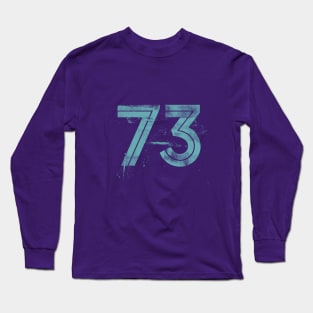 73 Front with 37 Mirror Back Long Sleeve T-Shirt